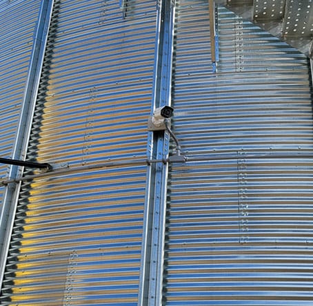 surveillance-camera-on-side-of-silo surveillance-camera-on-side-of-silo
